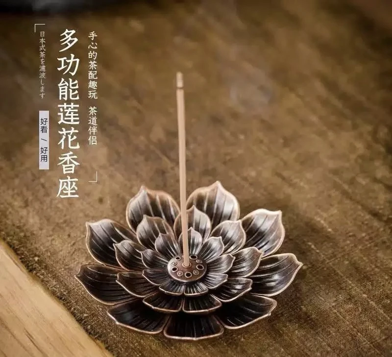 三层莲花线香香插