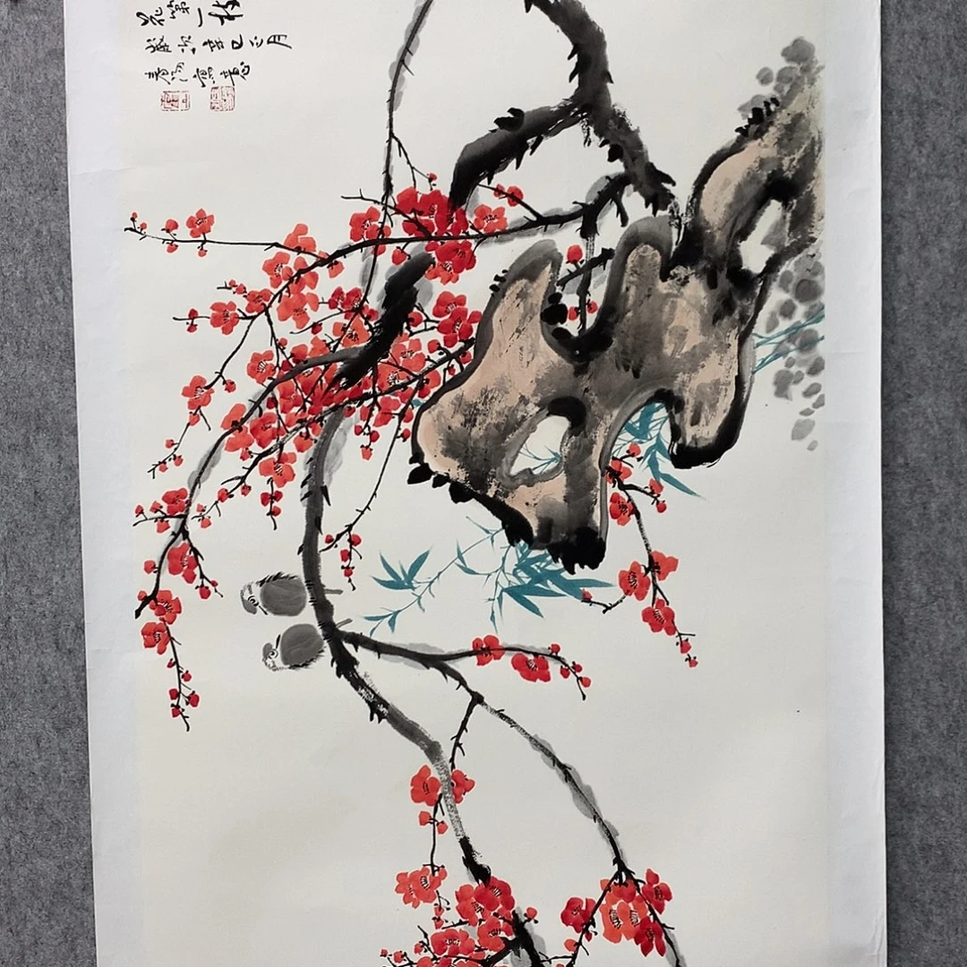 国画霍老师四尺作品