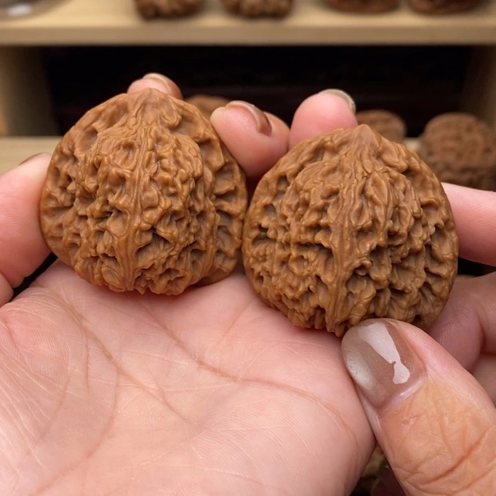 吊坠文玩核桃正三角矮桩毕业41尺0988