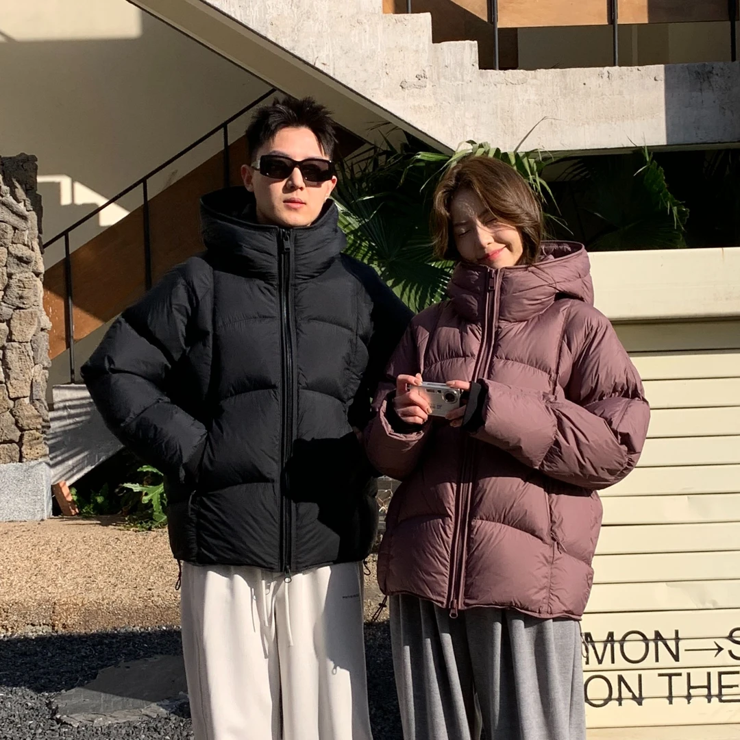 【侯梦莎】冬季新品加厚保暖泡芙白鸭羽绒服情侣同款羽绒服596