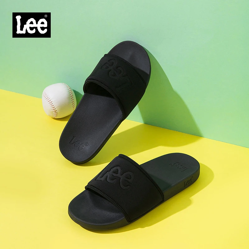 Lee官方男士拖鞋夏季防滑防臭一字拖透气沙滩凉拖潮牌外穿男高端