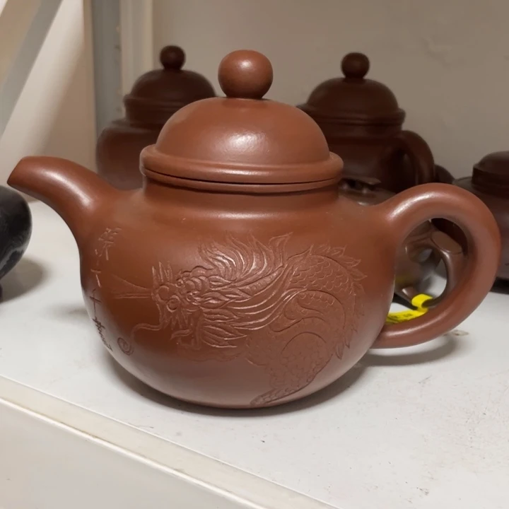 海***石紫砂茶壶宜兴紫砂壶