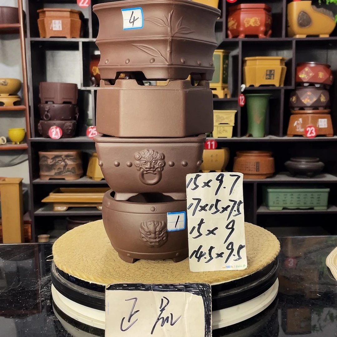 D-盆尚好紫砂花盆