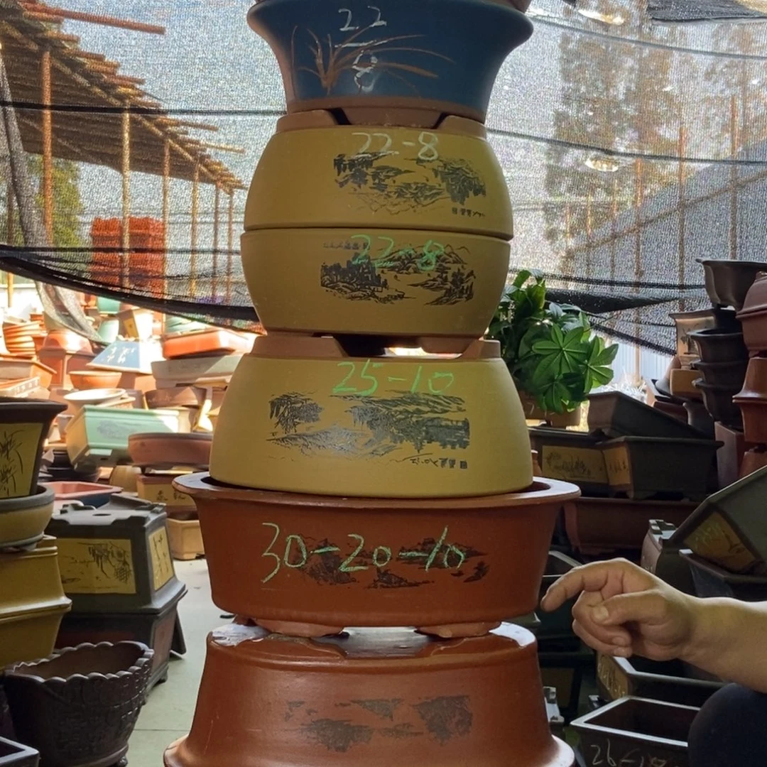 紫砂花盆紫砂紫砂