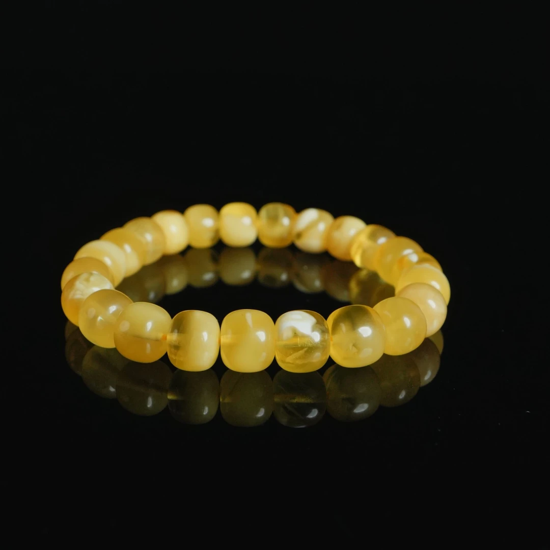 DY-M6658 9+金茭白老型手串 10.43g