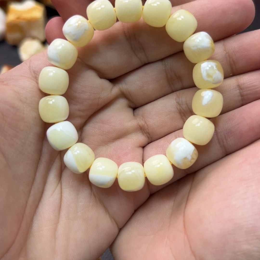 未镶嵌琥珀手链蜜蜡