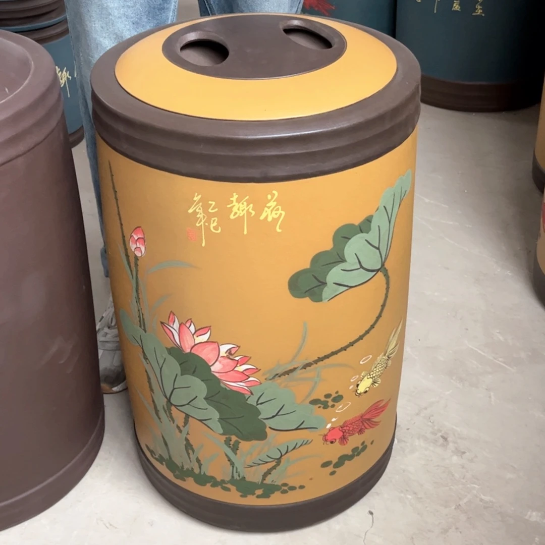 紫砂茶叶罐60 饼茶叶罐