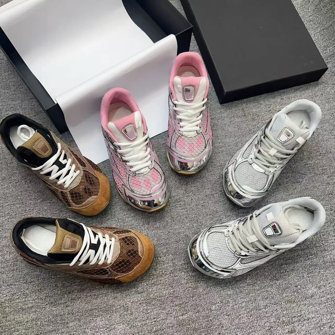 BV款镂空2025女鞋低帮时尚百搭增高系带步鞋休闲鞋运动鞋透气韩版