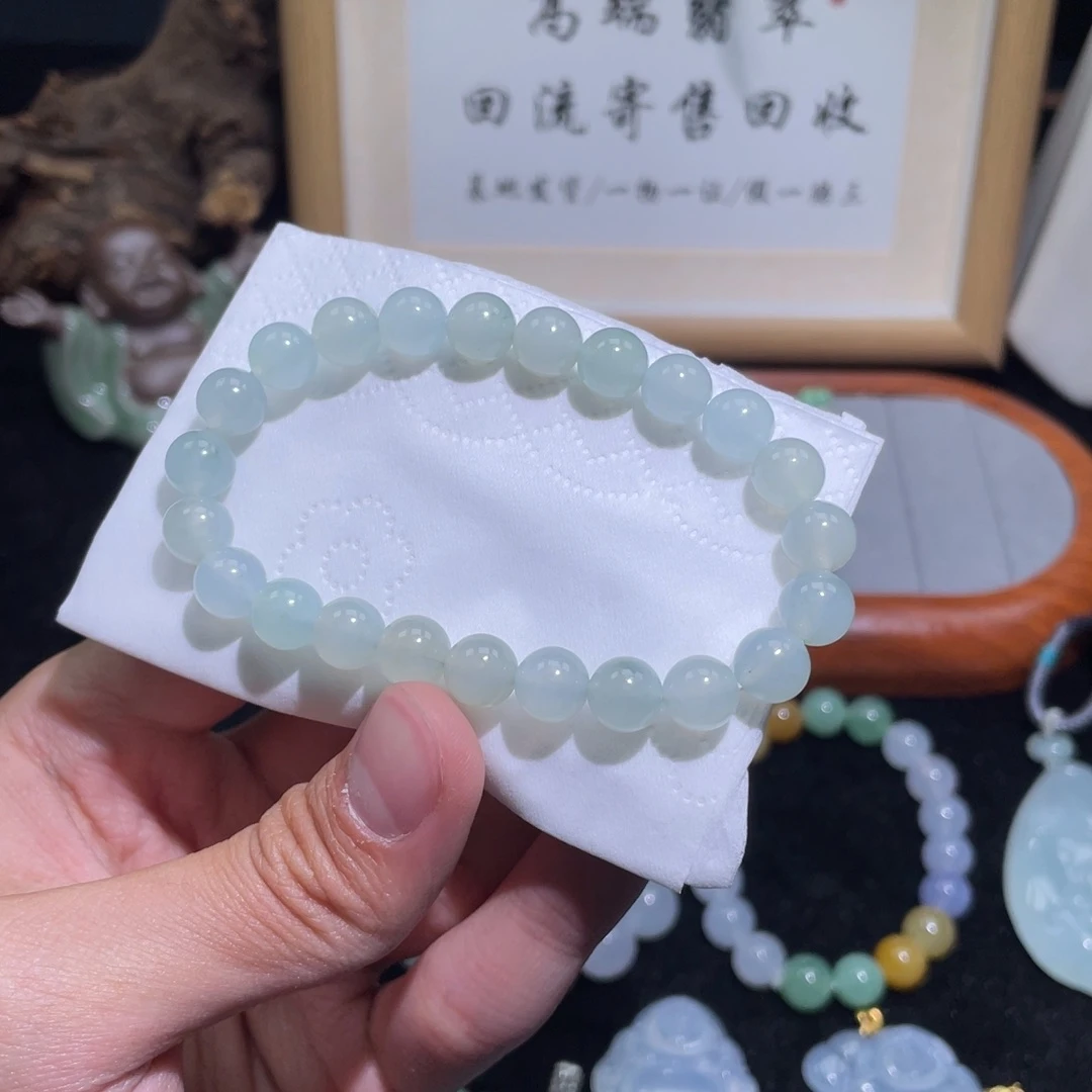 定制翡翠未镶嵌手串