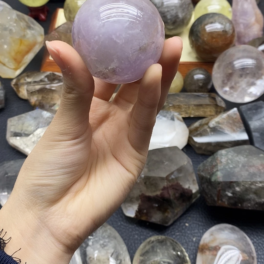 未镶嵌水晶珠宝半成品97水晶石