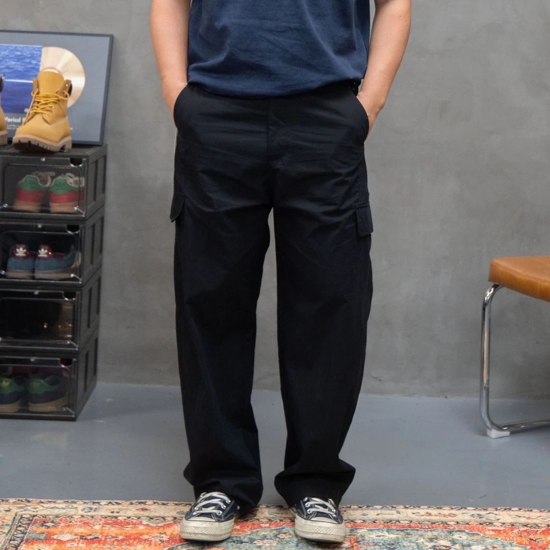 新【6878春夏薄款工装长裤】男士直筒宽松日系户外工装休闲裤