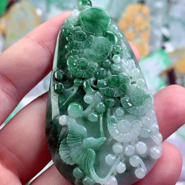 吊坠(不含链)未镶嵌翡翠