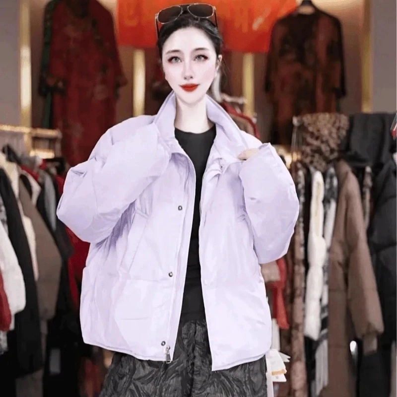 【羽绒】冬季百搭时尚潮流休闲气质显瘦轻奢女款羽绒服2138