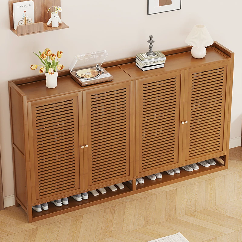 新款家用多层大容量楼道玄关鞋柜一体柜入户门阳台收纳经济型鞋架