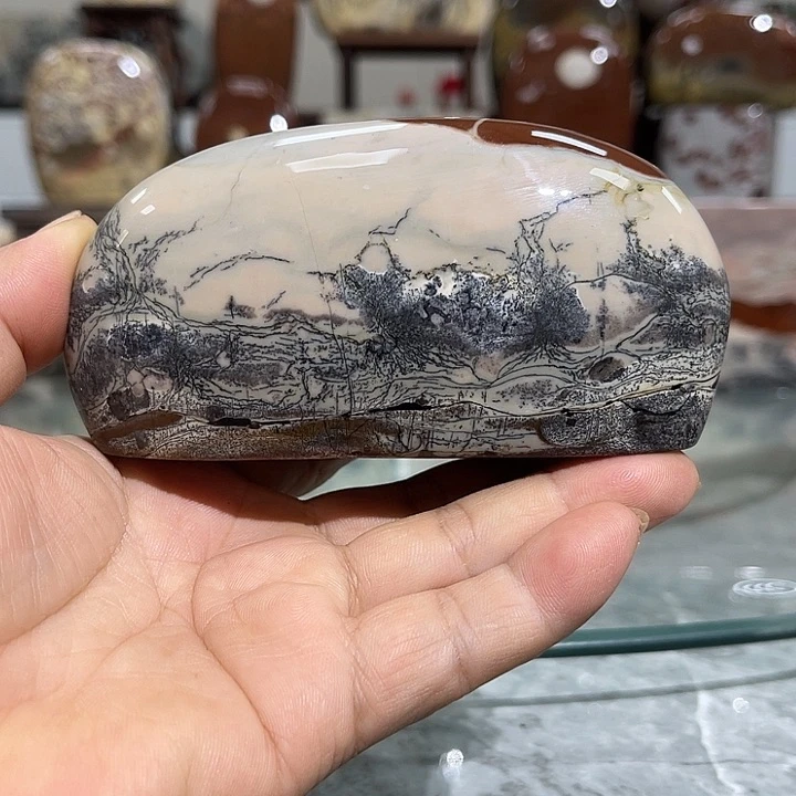 广西石霍****司国画石摆件