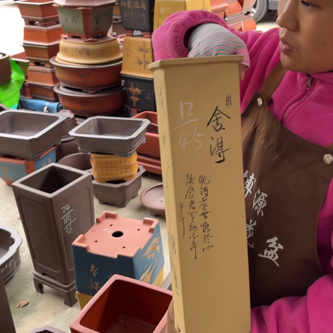 紫砂花盆盆景艺术