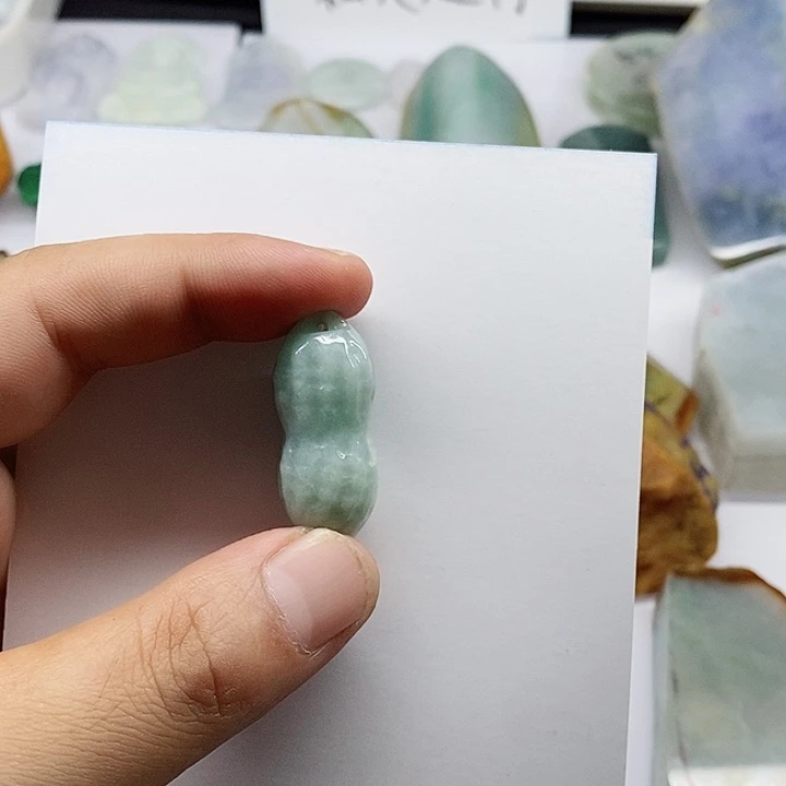 玛瑙/玉髓合金挂件天然缅甸玉