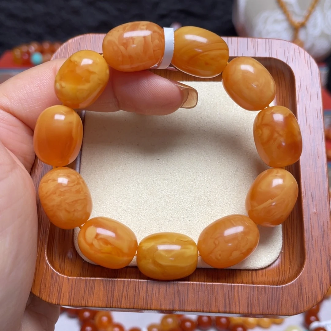 蜜蜡未镶嵌手链手串