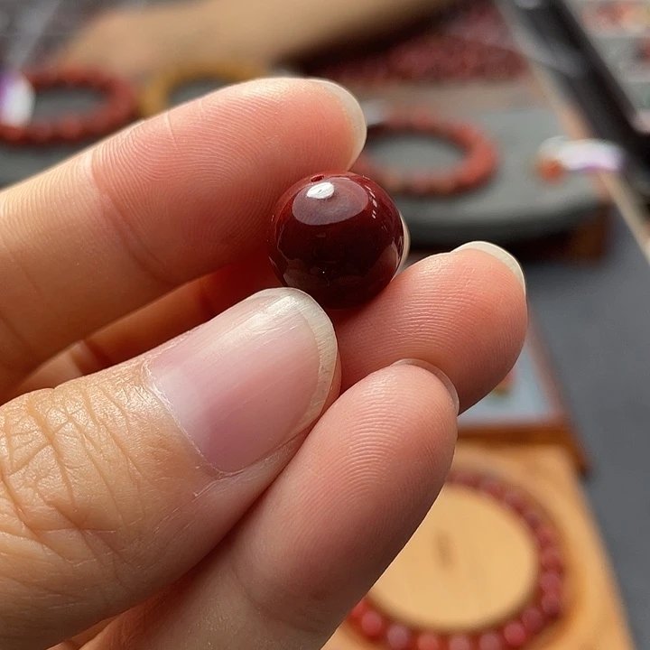 南红玛瑙单珠12多样性发1未镶嵌