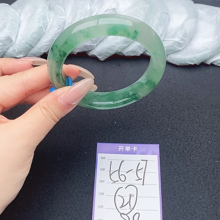 牌天然A货非洲翠手镯21