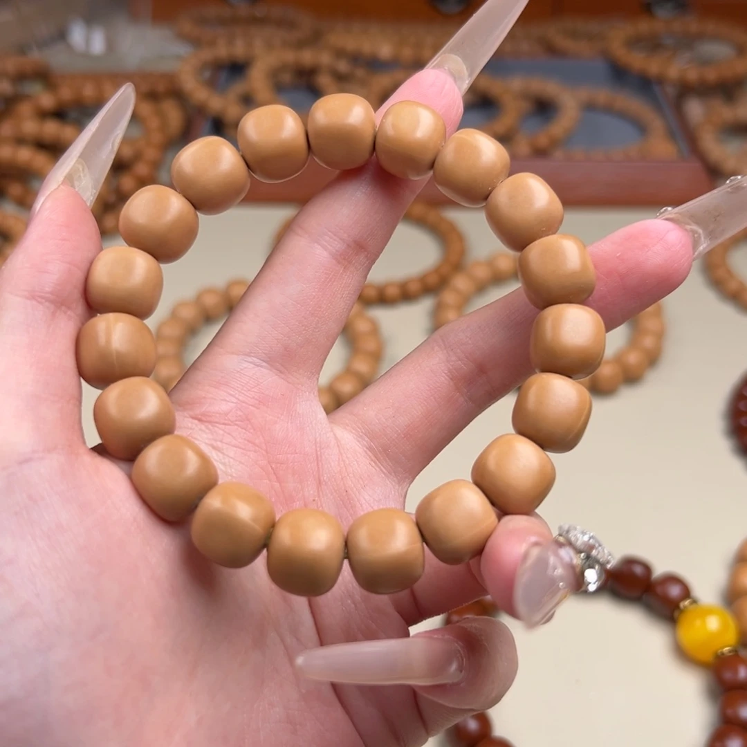 猴头核桃手串自然走色方糖面包➕顶珠39.9