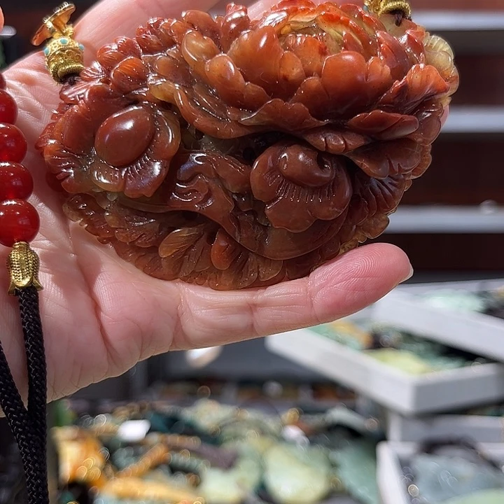 岫玉未镶嵌毛衣链