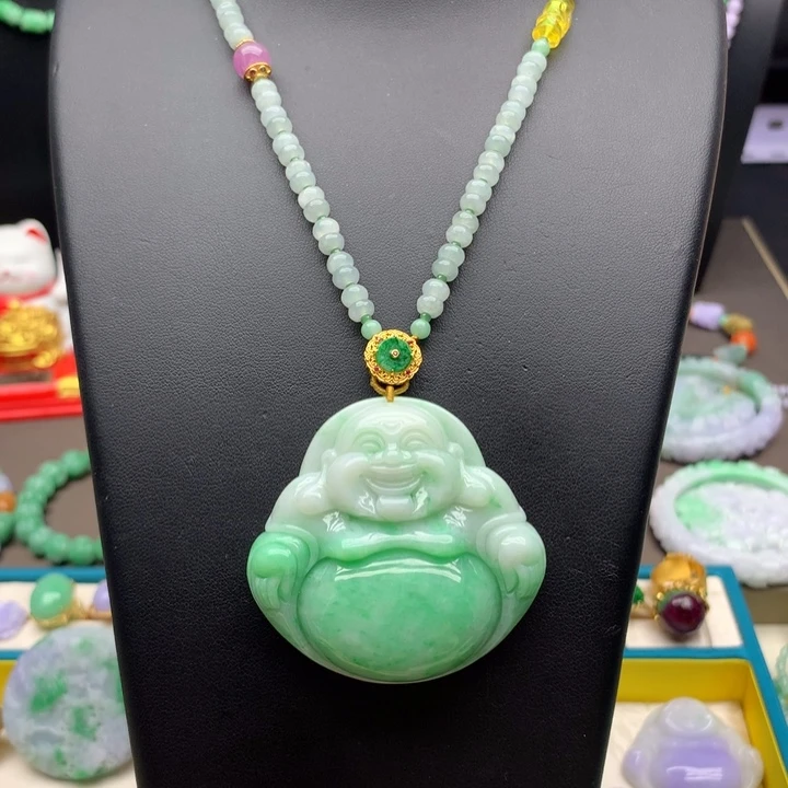 翡翠未镶嵌颈饰翡翠佛公