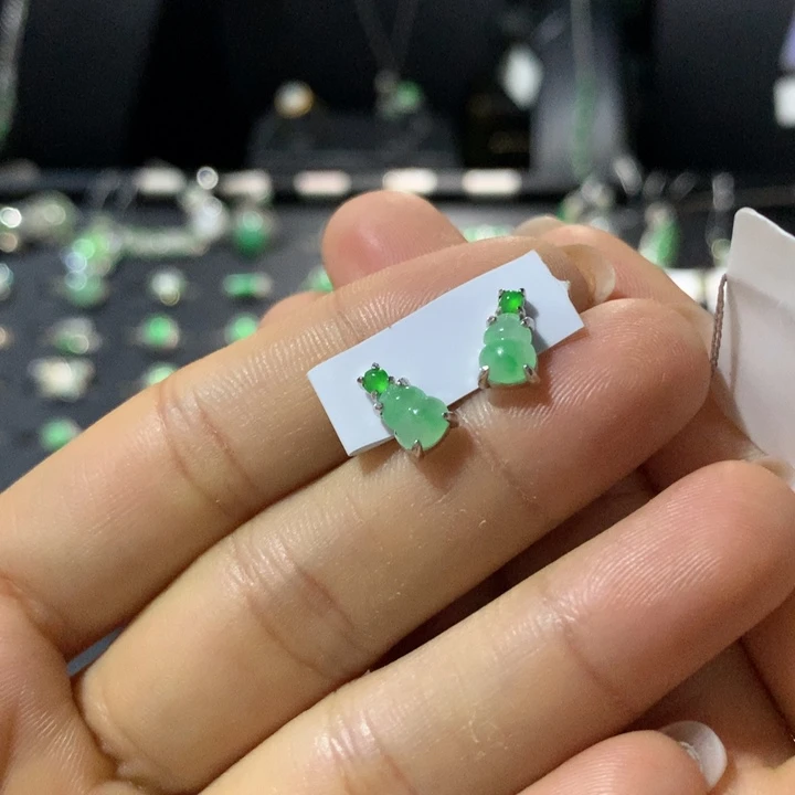 翡翠银S925镶嵌戒指