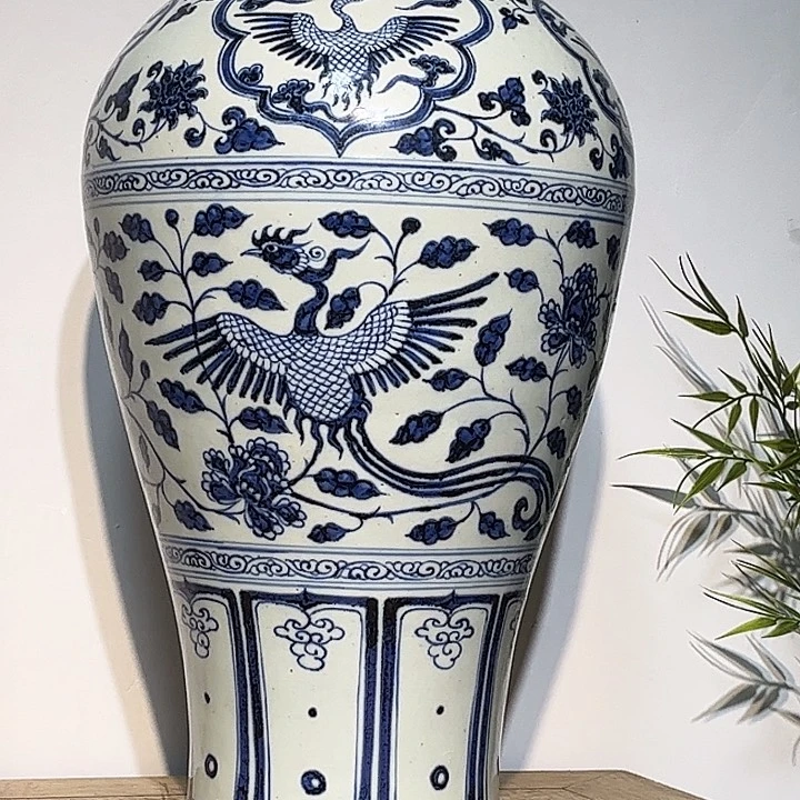 逝***春其他青花瓷器摆件现代工艺品仿古瓷