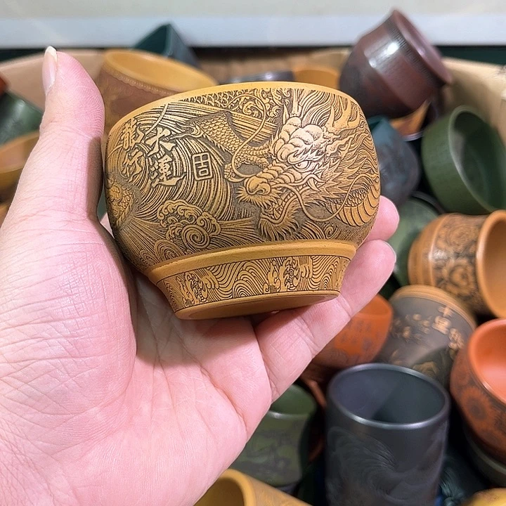 茶杯紫砂全手工紫砂主人杯