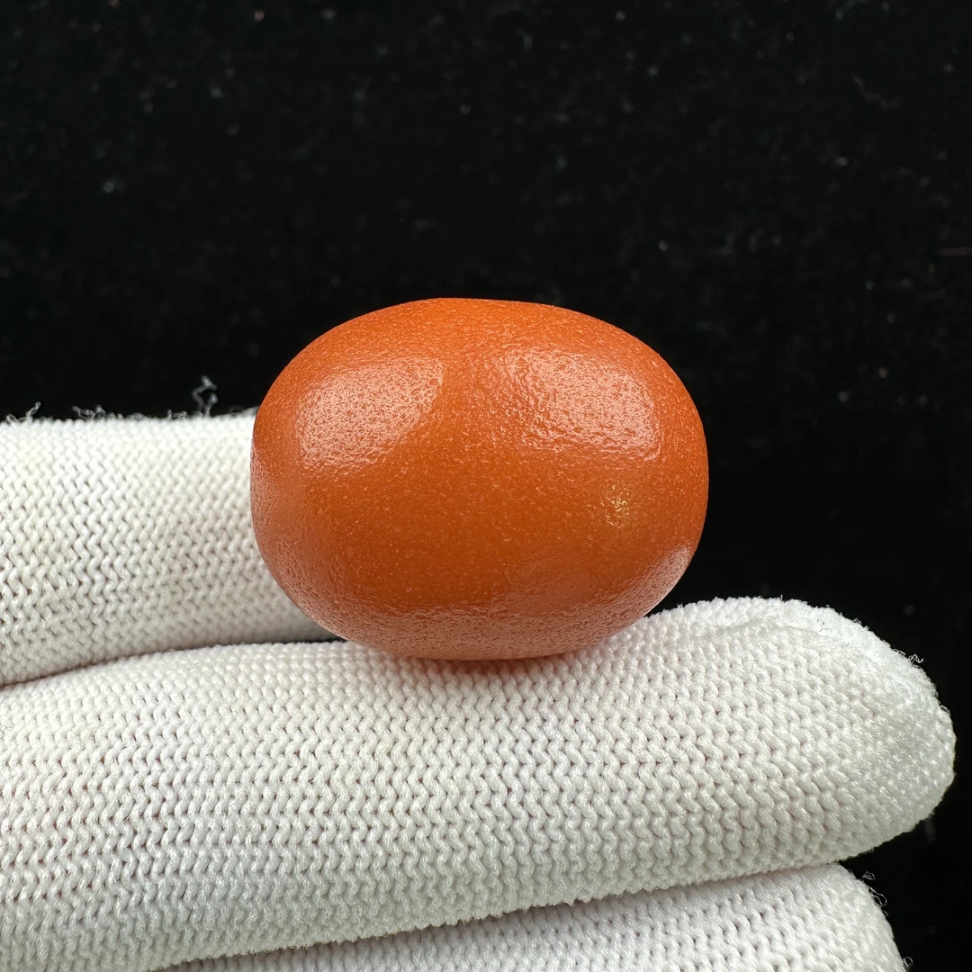 A2395天然原矿蜜蜡老蜡桶珠22x27mm7.9克抖音基地质检发货