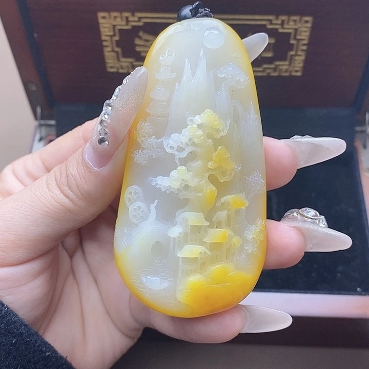 和田玉把件未镶嵌G