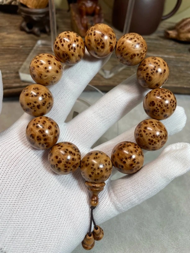 （保真品）太行崖柏陈化满榴花手串2.0藏品级果甜香