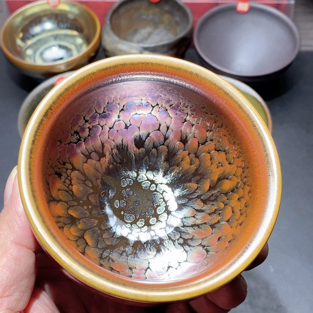 茶盏建盏主人杯茶壶盖碗品茗杯