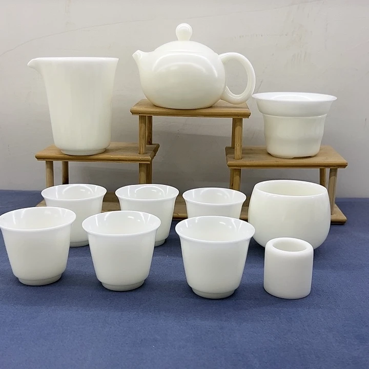 用****3德化冰种玉瓷套装