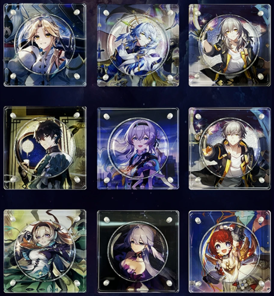 【星穹铁道】（可换墙）亚克力高透吧唧砖/三层结构/双面柄图摆放