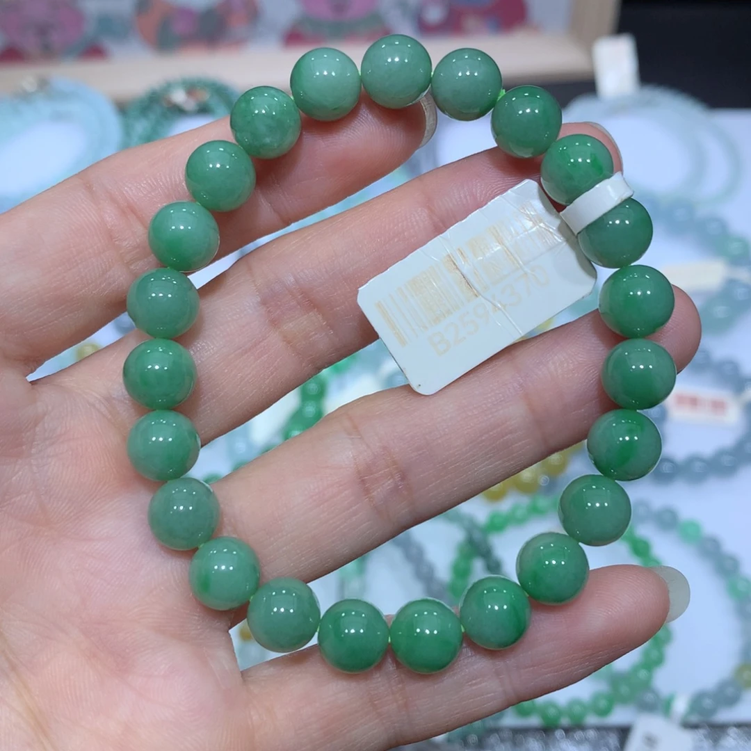 翡翠未镶嵌手链天然