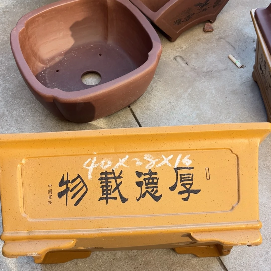 紫砂花盆盆景艺术