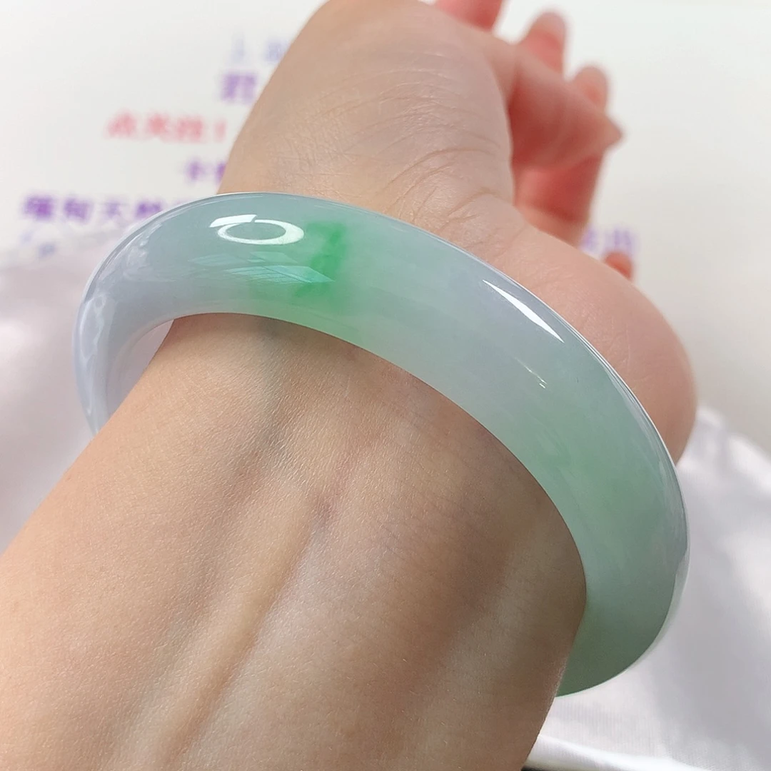 未镶嵌手镯翡翠 正圈①④②⭐⭐⭐⭐⭐强烈推荐