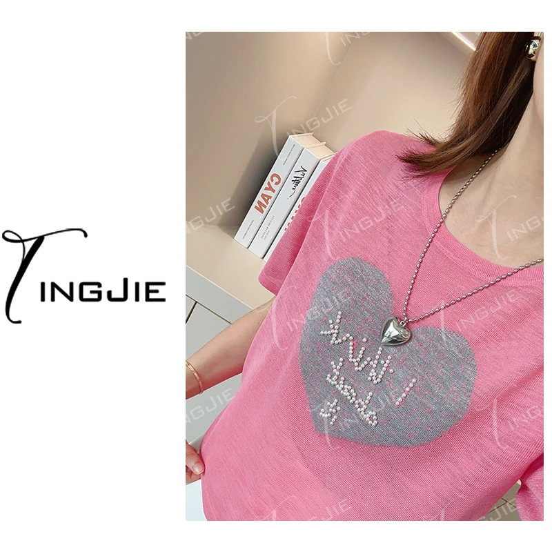 【高配亚麻】【不透巨舒服的】B2722夏季短袖针织上衣