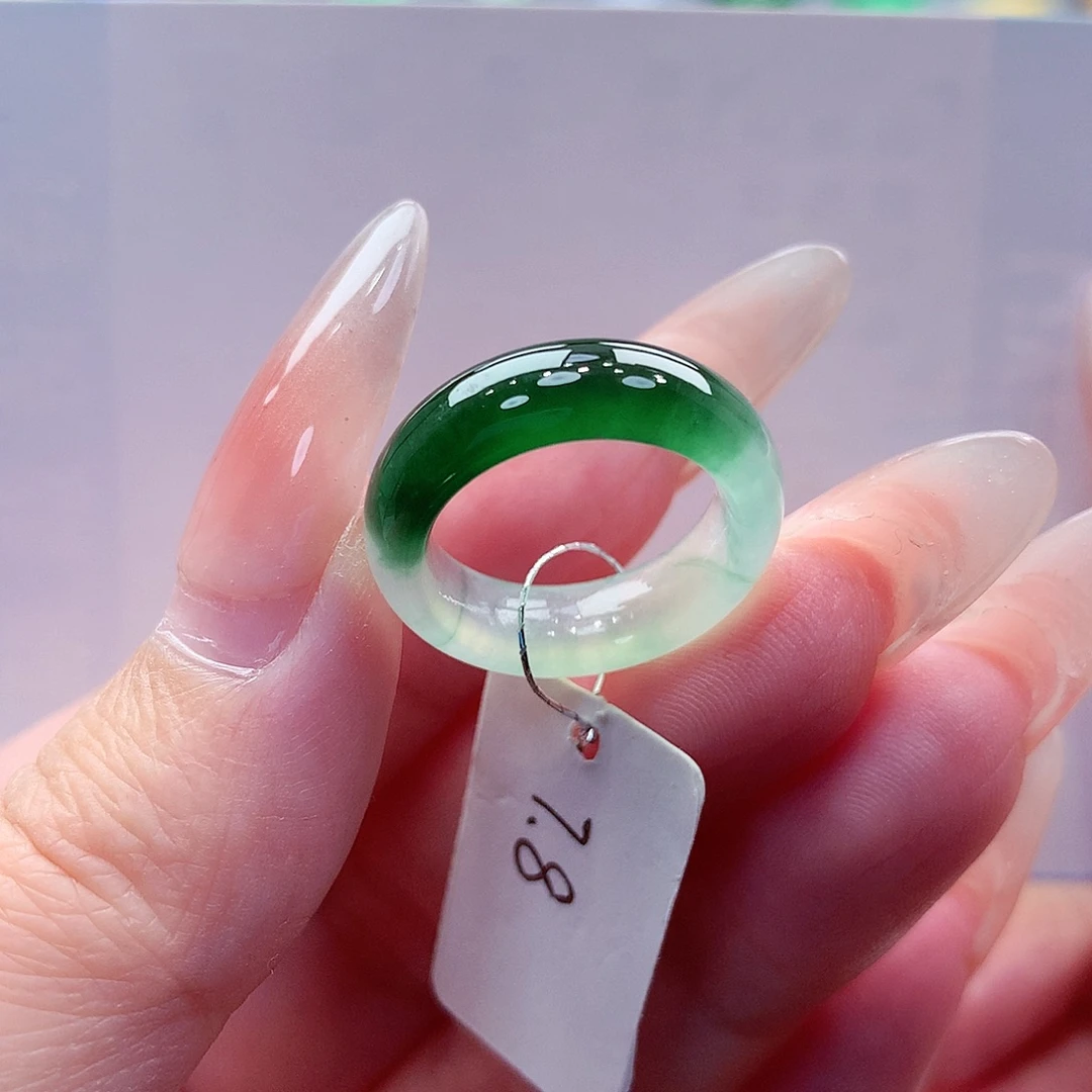 翡翠未镶嵌戒指缅甸A货