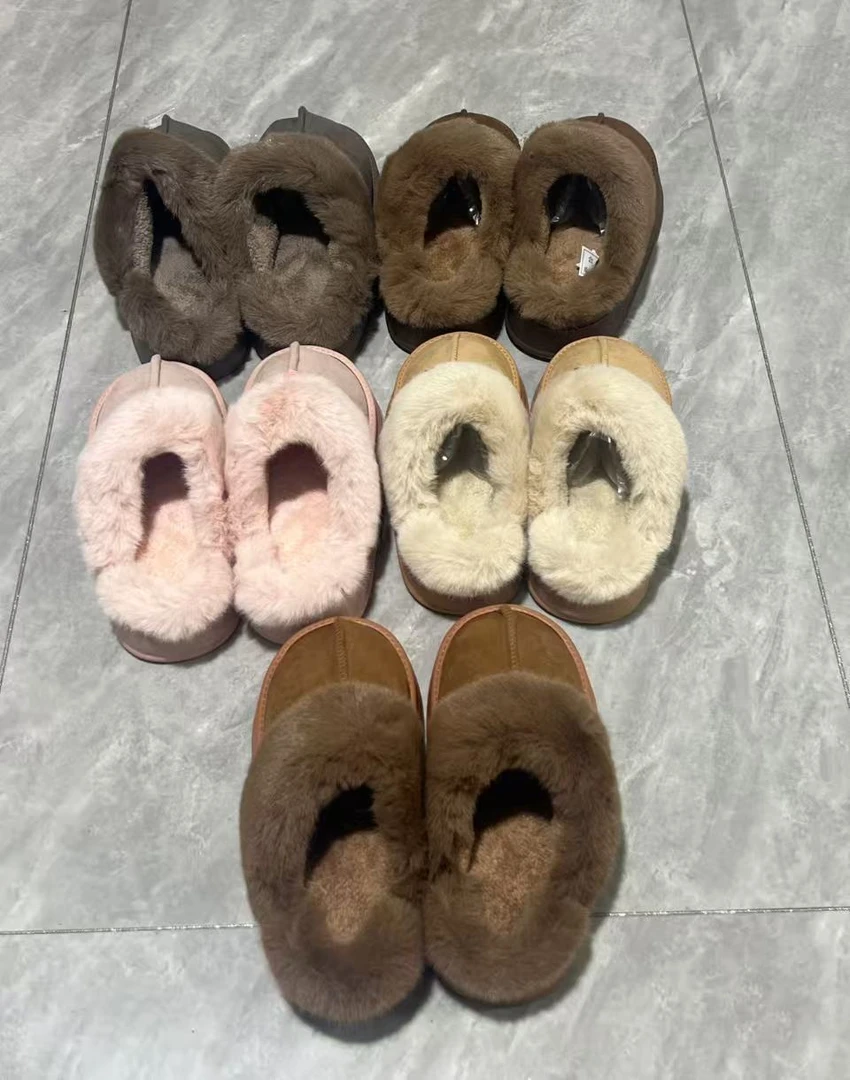 女士秋冬室内居家保暖棉拖鞋