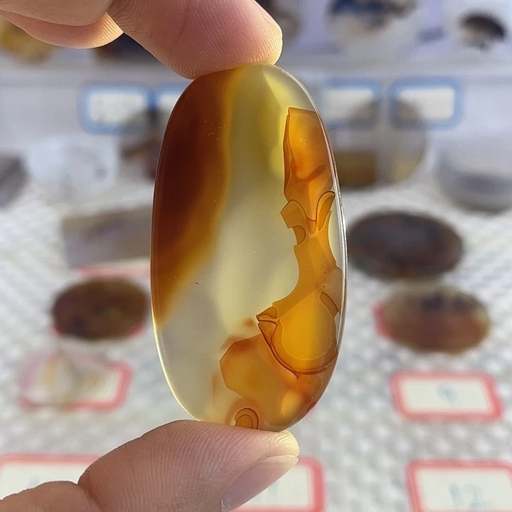 玛瑙/玉髓合金颈饰