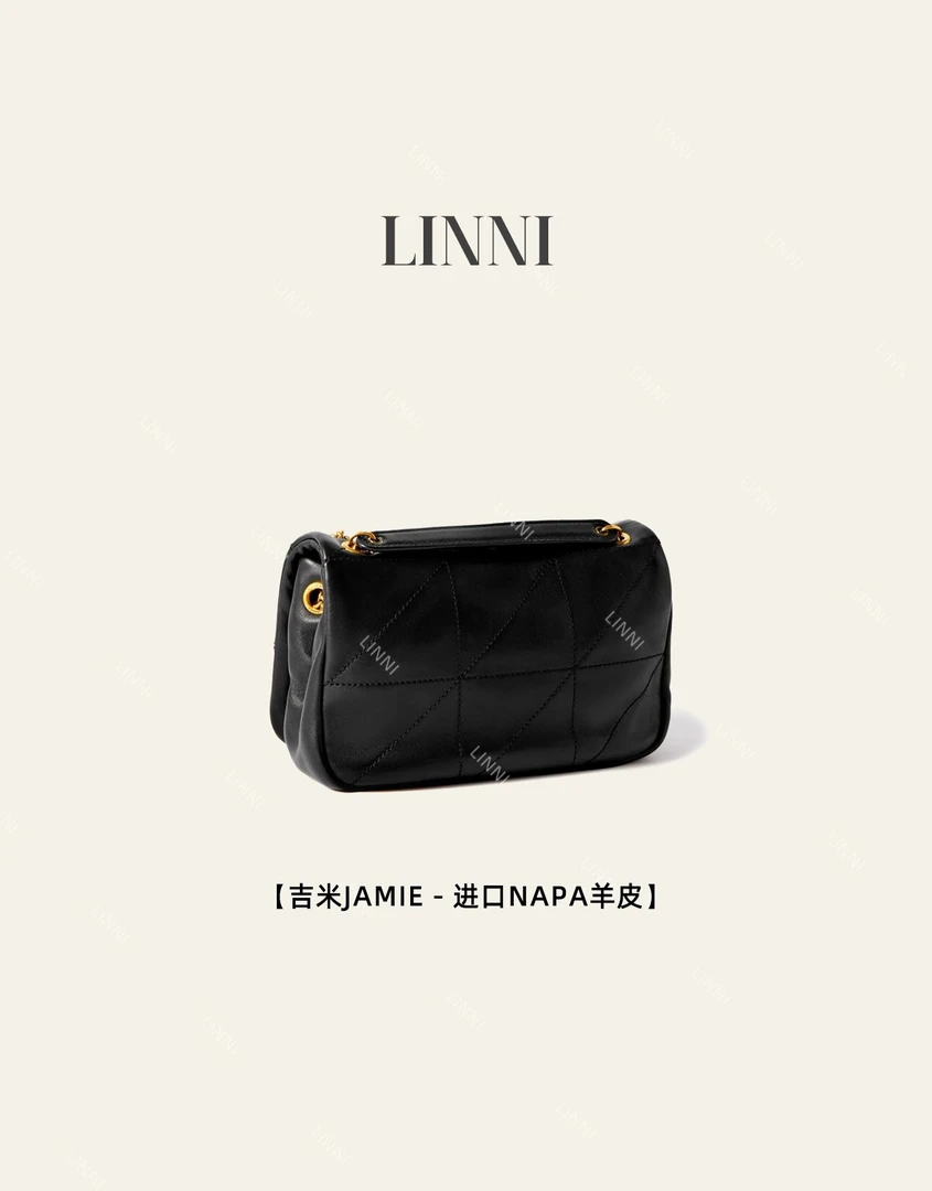 LINNI｜（吉米包）进口napa小羊皮超柔软细腻斜挎背腋下背女包