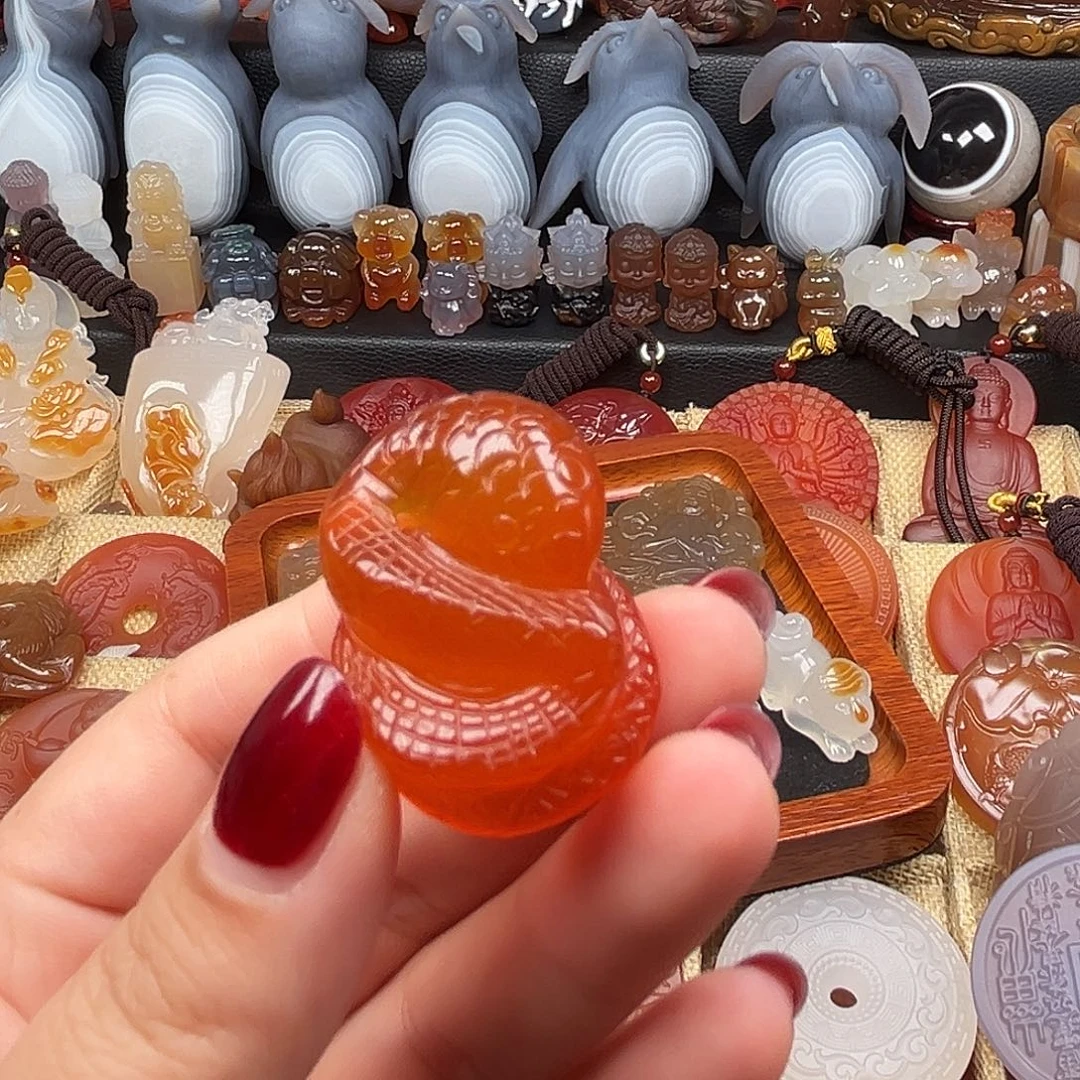 玛瑙/玉髓未镶嵌颈饰