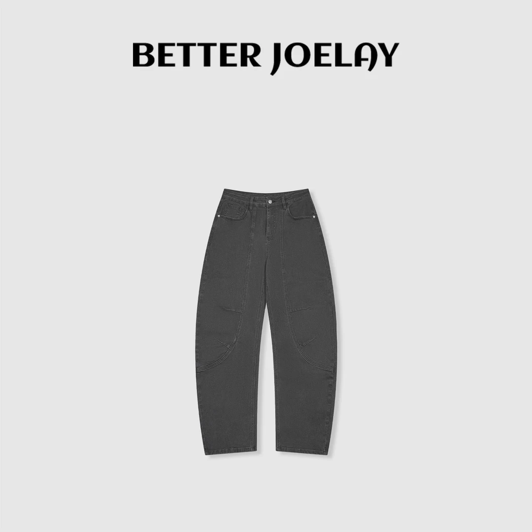 （MY）BETTER JOELAY -【安安牛仔】牛仔裤水洗时尚简约风宽松JG9595