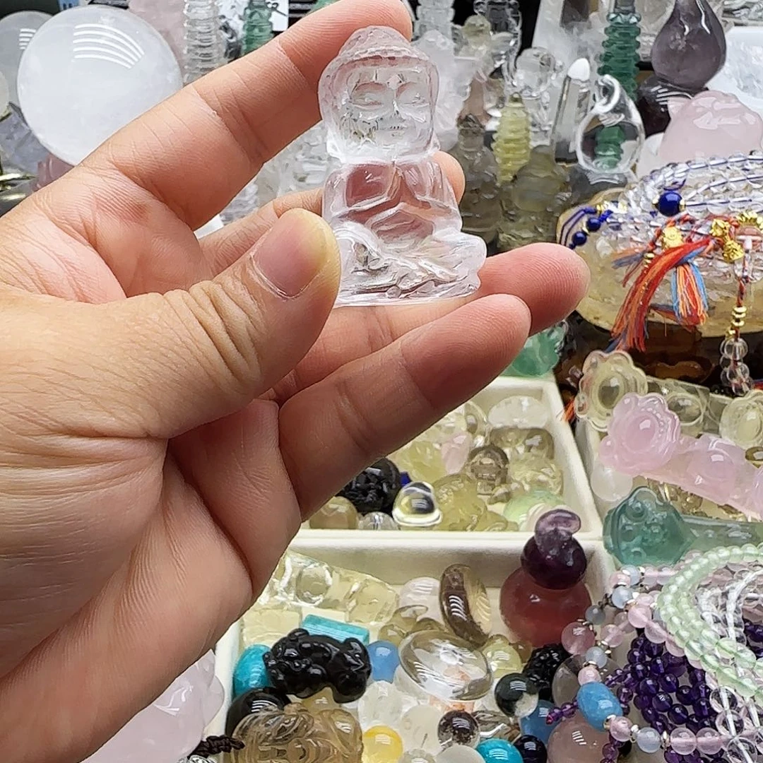 车挂水晶未镶嵌摆件