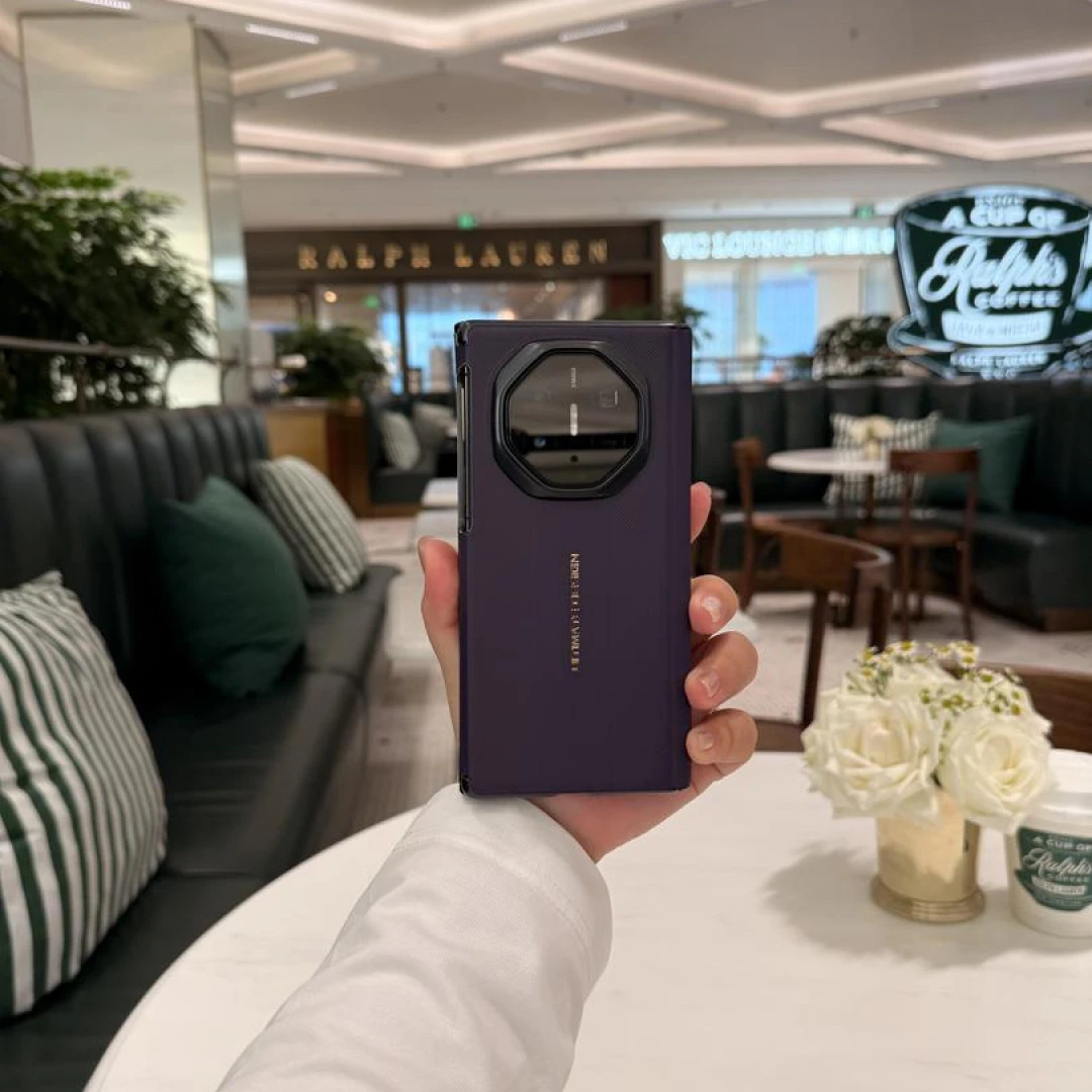 适用于华为MateXT/XTs磁吸双中轴三种折叠手机壳 磨砂金边双中轴