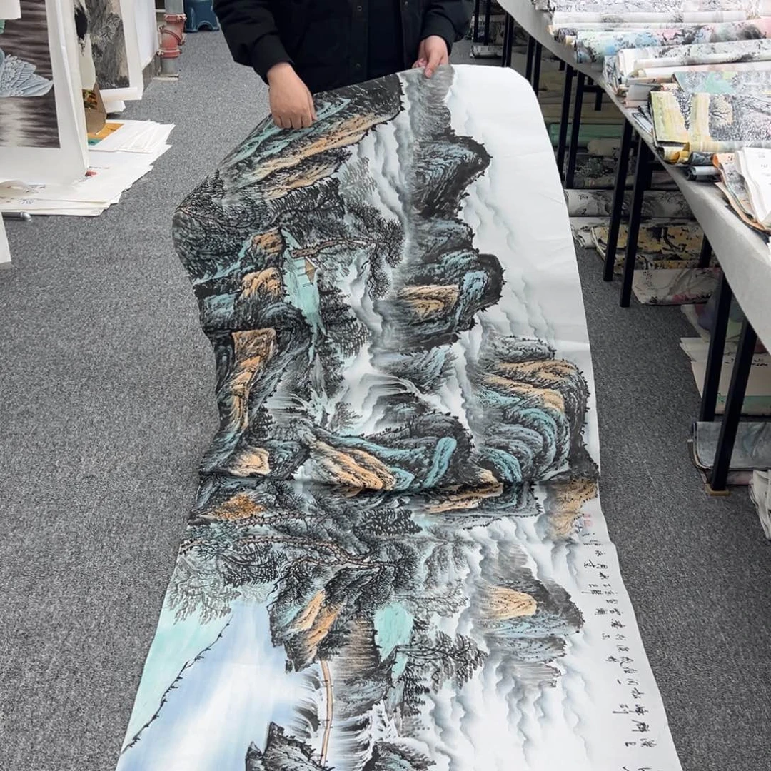 国画卖字画的小老板