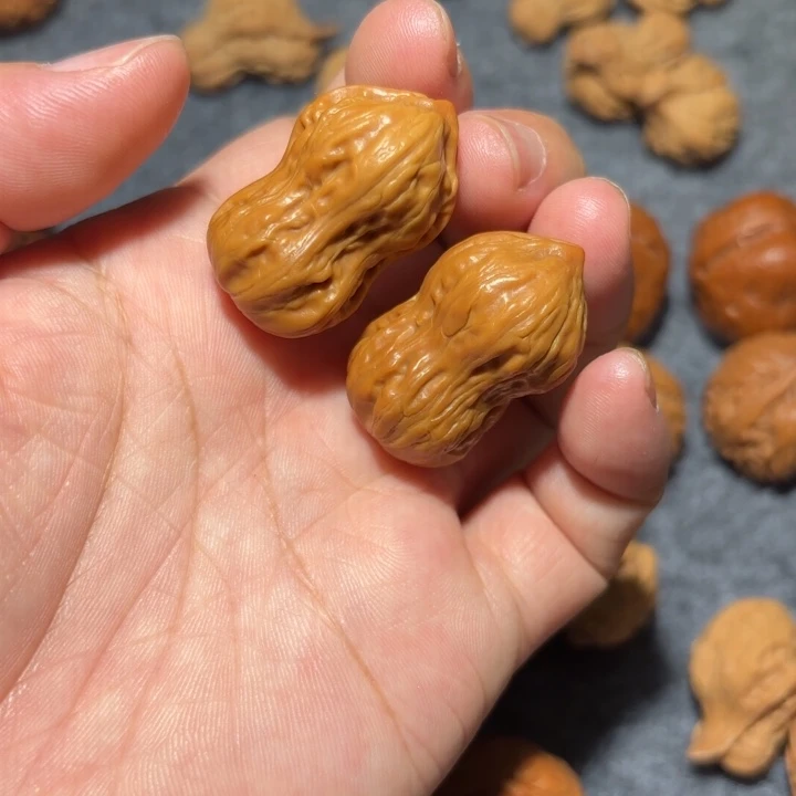 把件文玩核桃花生手捻014